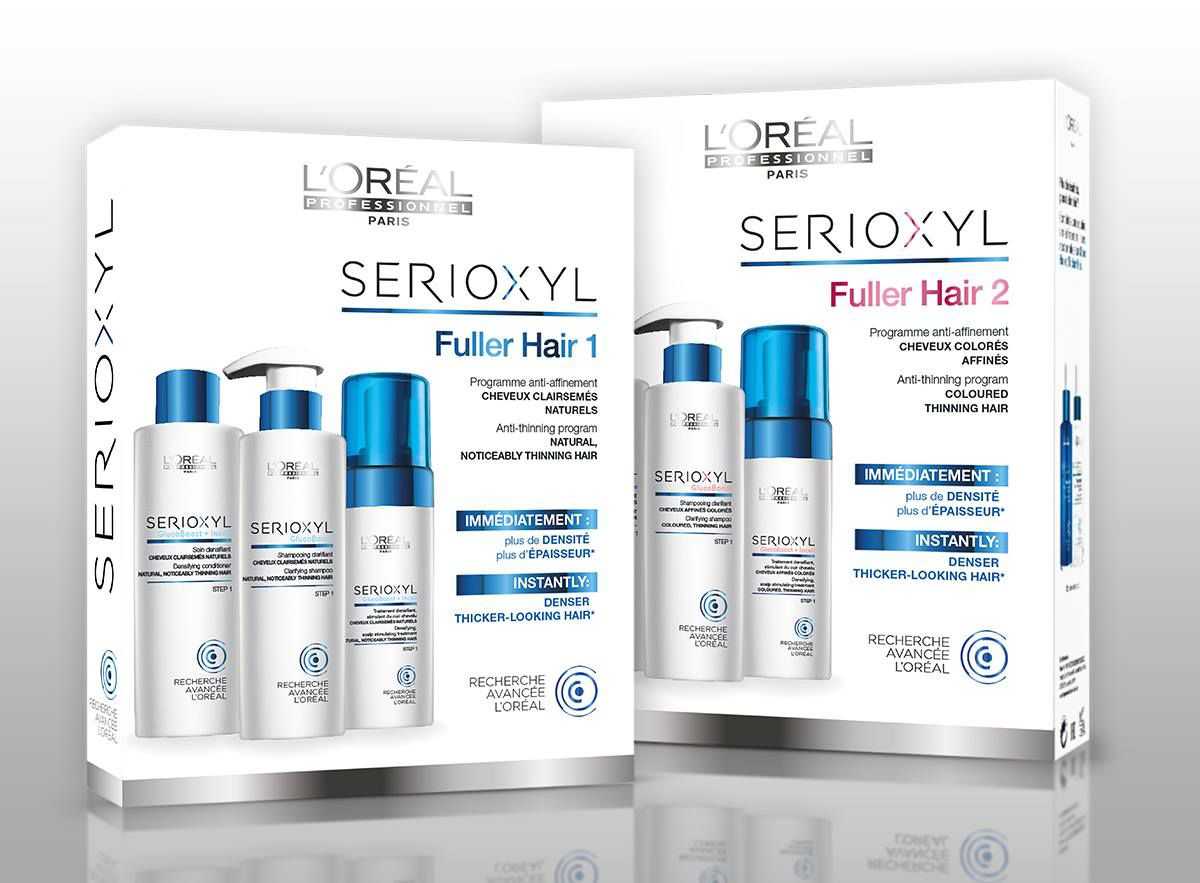 Экспертное мнение: serioxyl для истонченных и редеющих волос от l'oréal professionnel