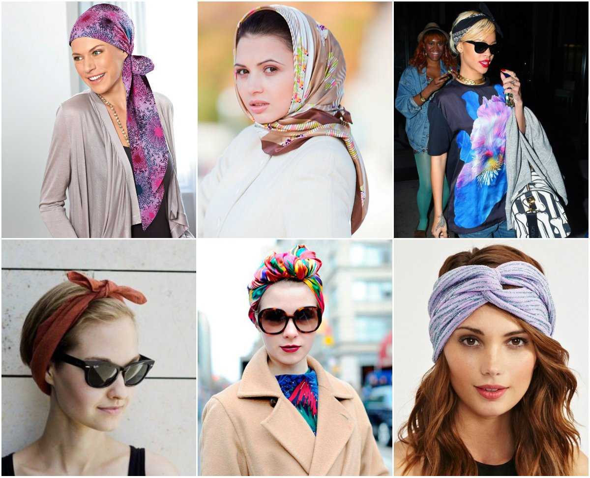 Как завязать платок на голове — лучшие варианты с фото и видео