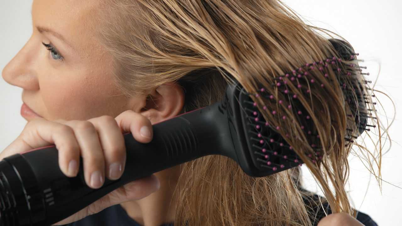 Укладка феном на длинные волосы: техника, как уложить для объема