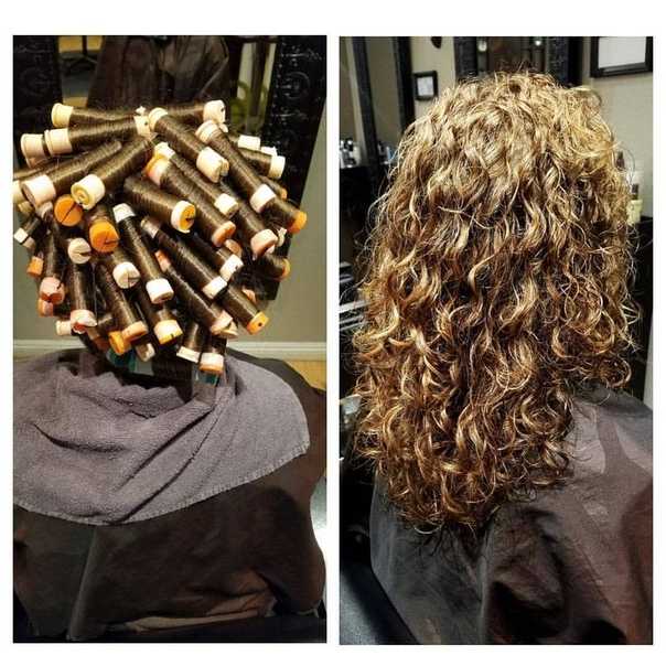 Биозавивка волос на короткие, средние и крупные локоны — фото до и после