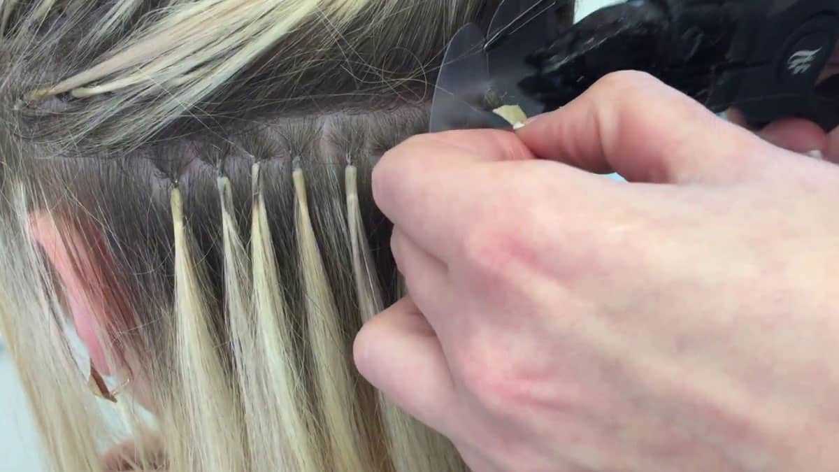 Холодная технология наращивание волос: способы и особенности