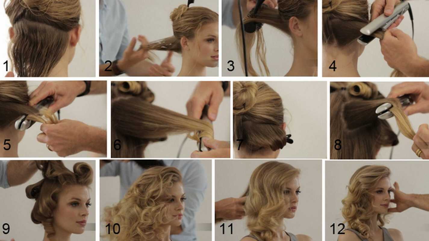 Как сделать голливудские локоны на длинные, средние и короткие волосы в домашних условиях