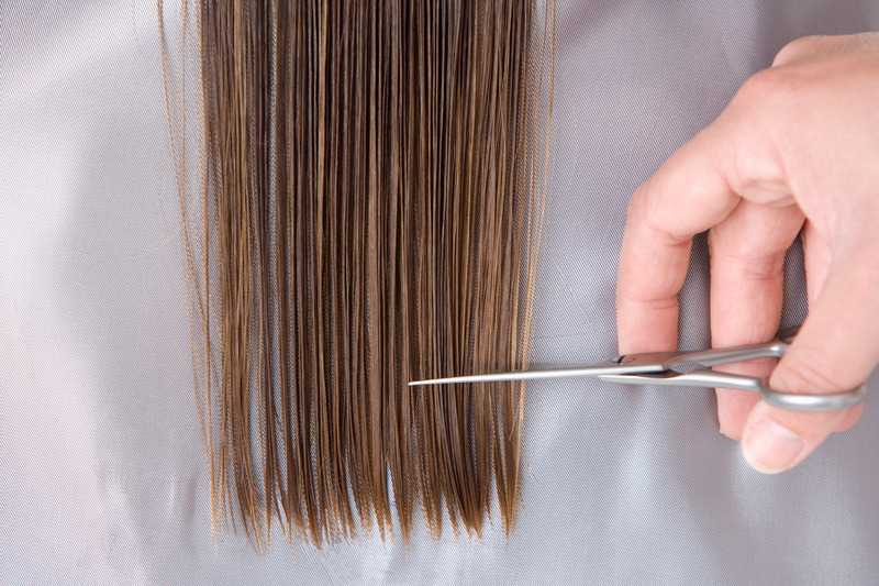 Как подстричь кончики волос?