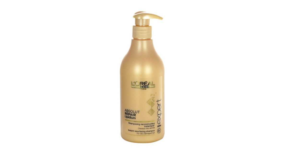 Бестселлеры l’oréal professionnel: шампунь absolut repair lipidium