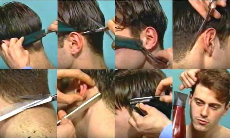 Как подстричь мужчину ножницами в домашних условиях: инструкции для начинающих