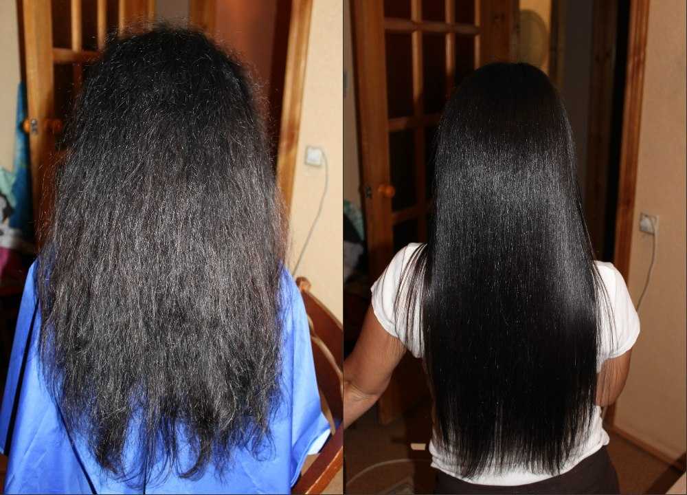 Кератиновое восстановление и выпрямление волос разница
