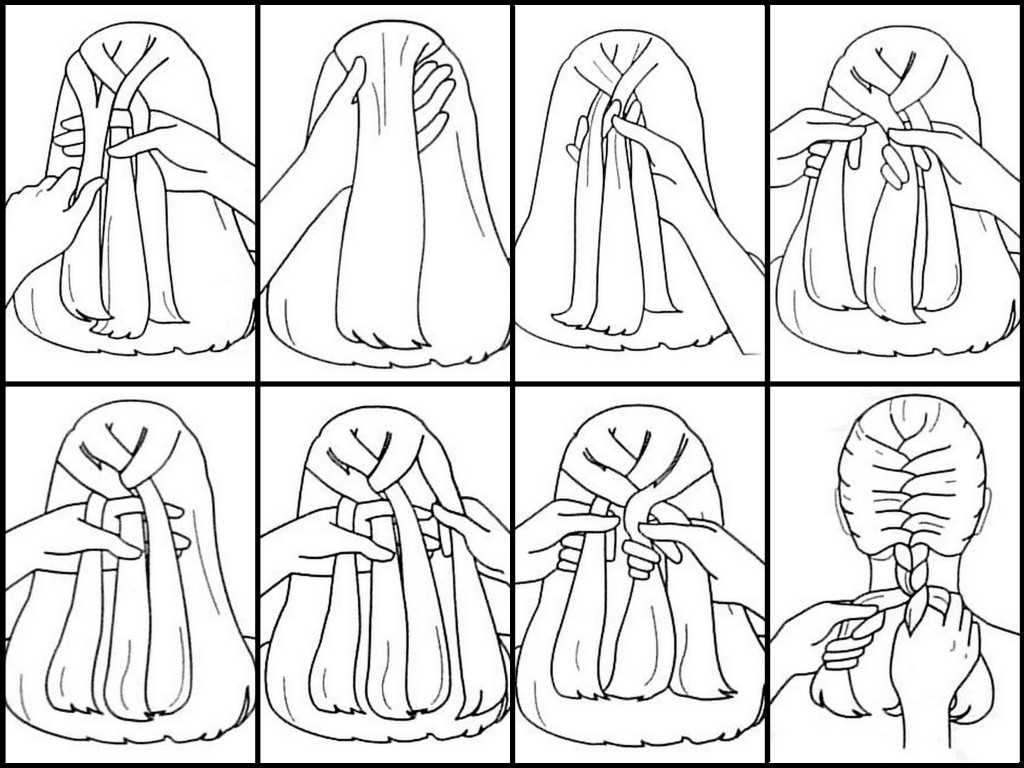 Прическа дракончик: фото инструкция по плетению косичек