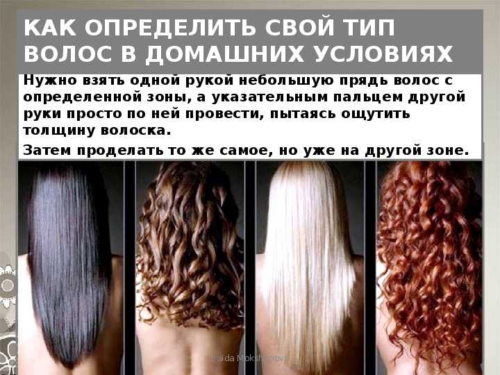 Основные типы волос у мужчин