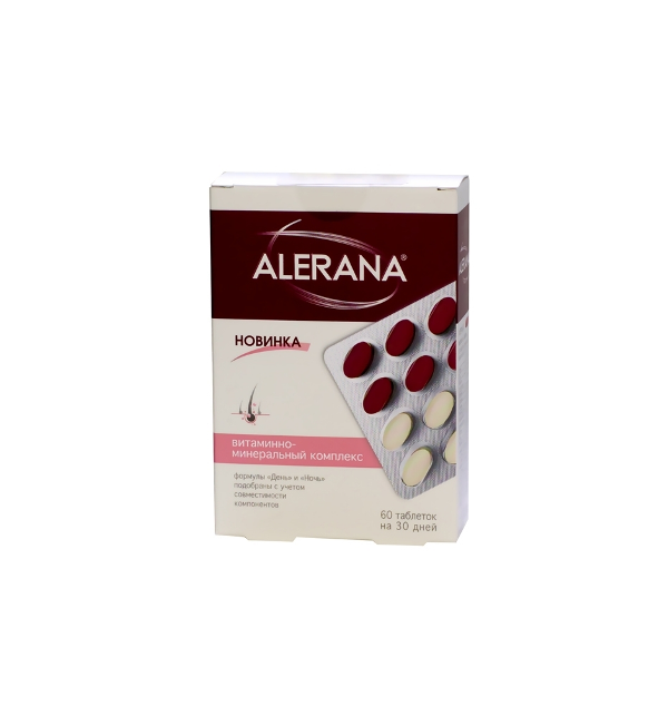 Алерана - витамины для роста волос, состав, инструкция