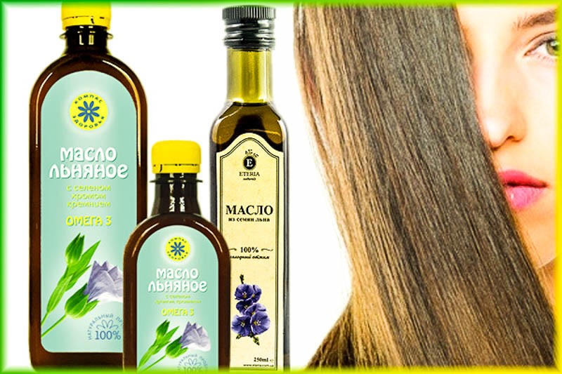 Польза льняного масла для волос и способы его применения
