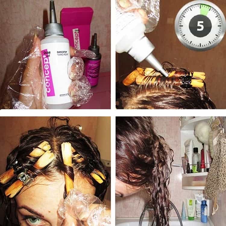 Уход за волосами после химической завивки