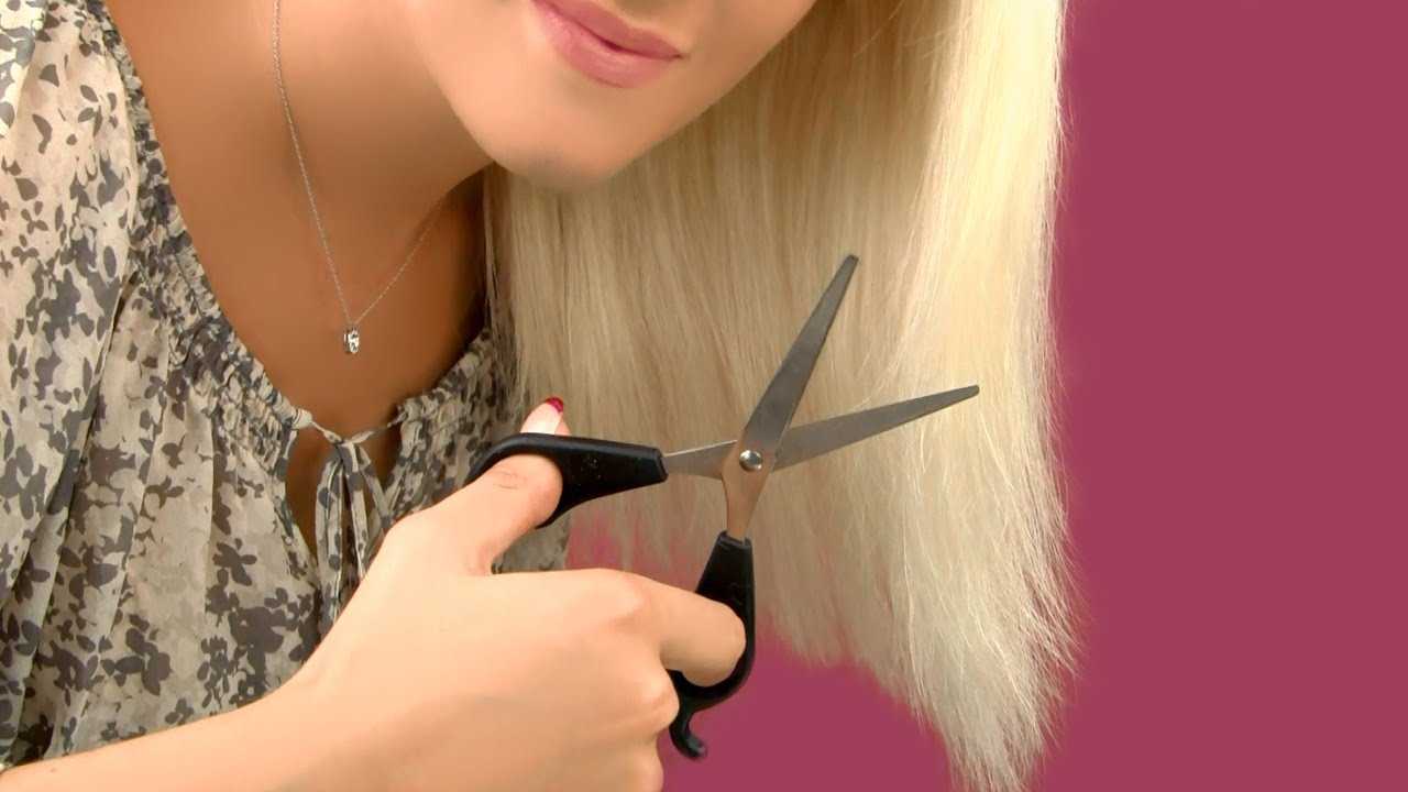 7 методов как подстричь самостоятельно кончики волос дома самой себе
