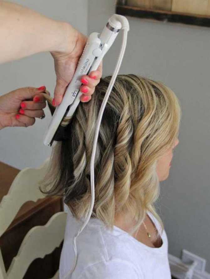 Как накрутить волосы утюжком для выпрямления: пошаговая инструкция с фото