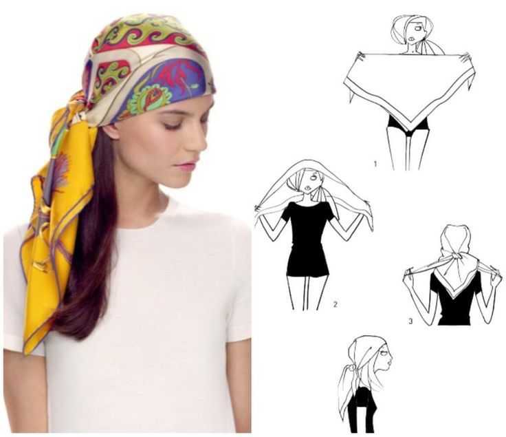 7 способов: как красиво завязать платок на голове