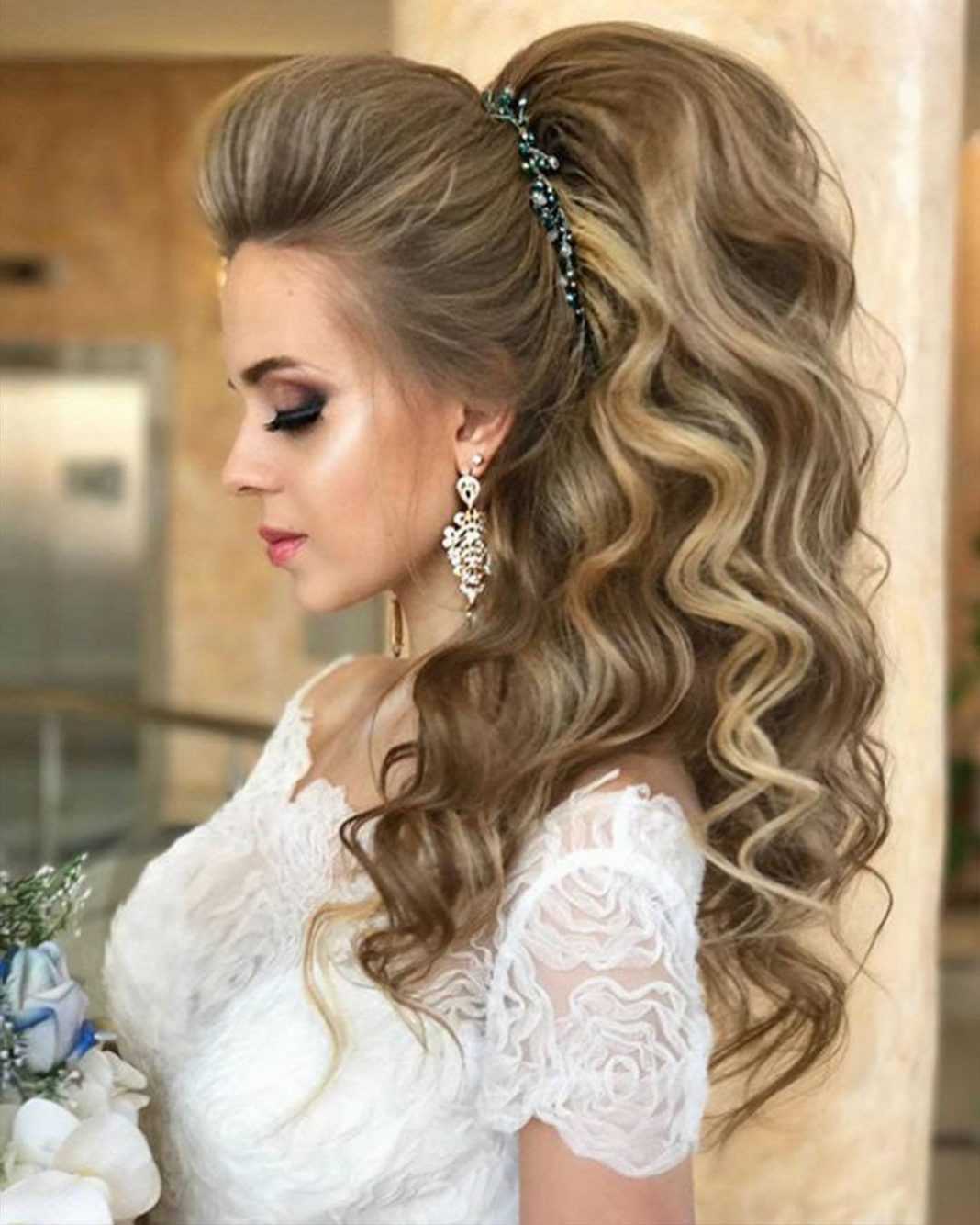 Свадебные прически на длинные волосы - 250 актуальных фотографий