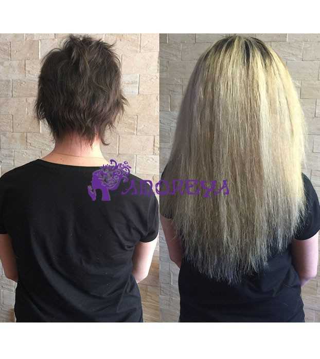 Как нарастить волосы на короткую стрижку. возможно ли наращивание на очень короткие волосы, фото до и после процедуры как делают наращивание волос на короткие волосы
