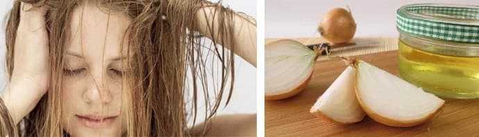 Луковая шелуха для волос