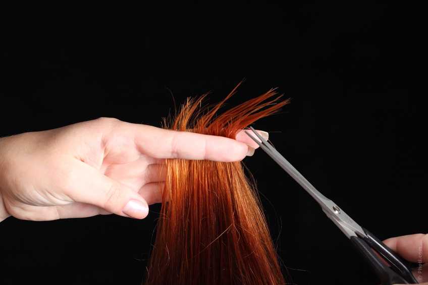 Как подровнять кончики волос в домашних условиях