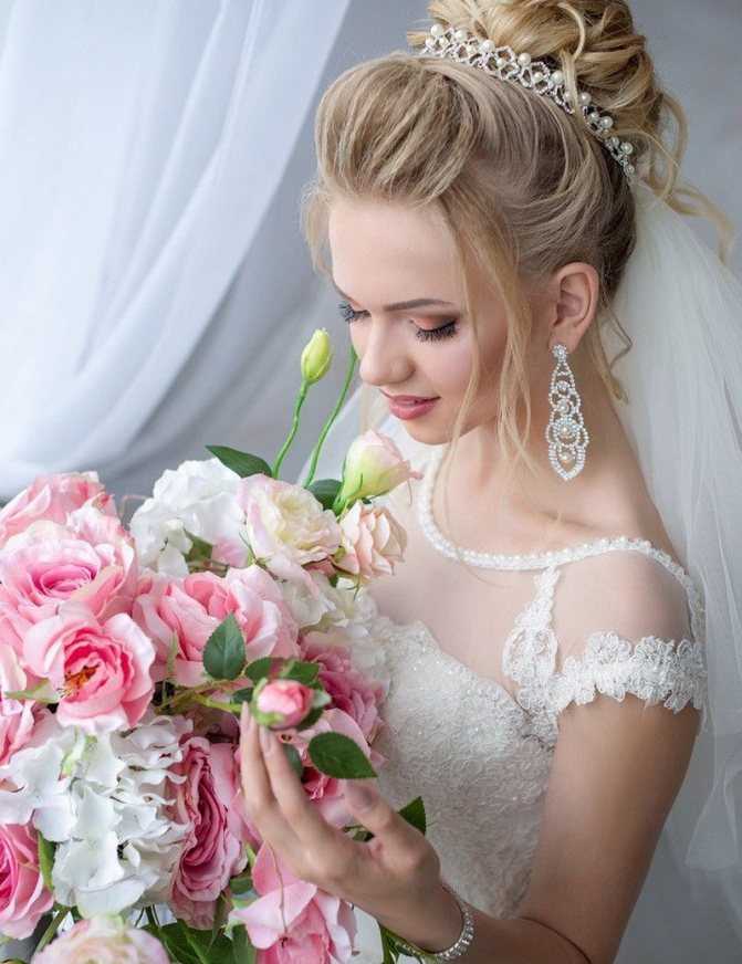 Свадебные прически на короткие волосы - 100 красивых фото