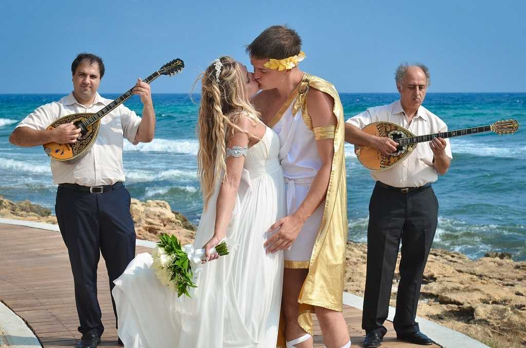 Свадебные фото в греческом стиле фото