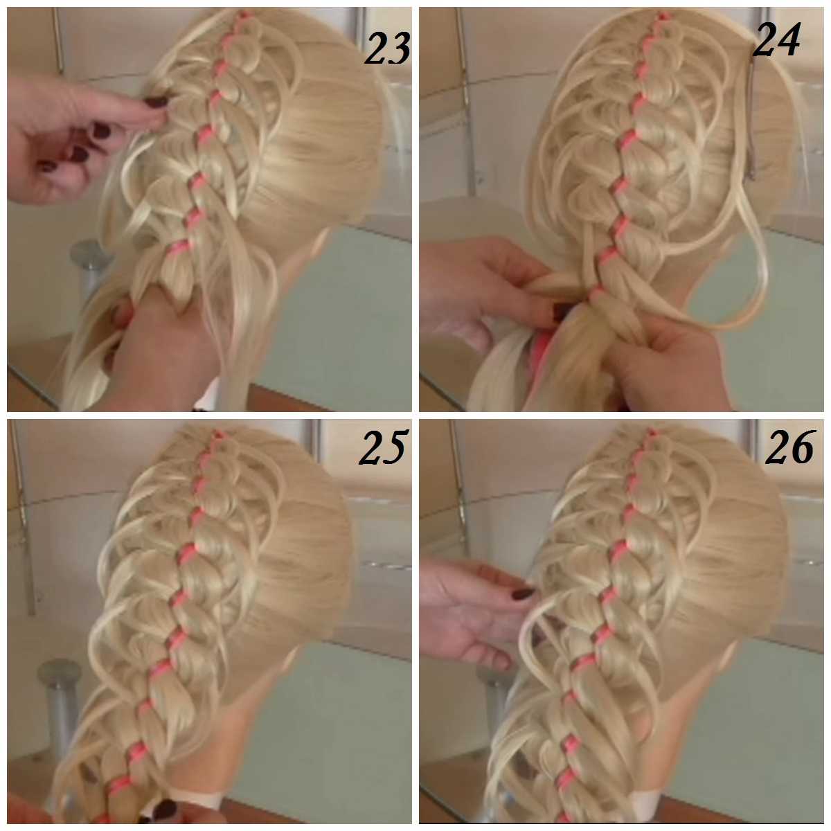 Как вплести ленту в косу – схема плетения для девочек, как заплести на длинные волосы