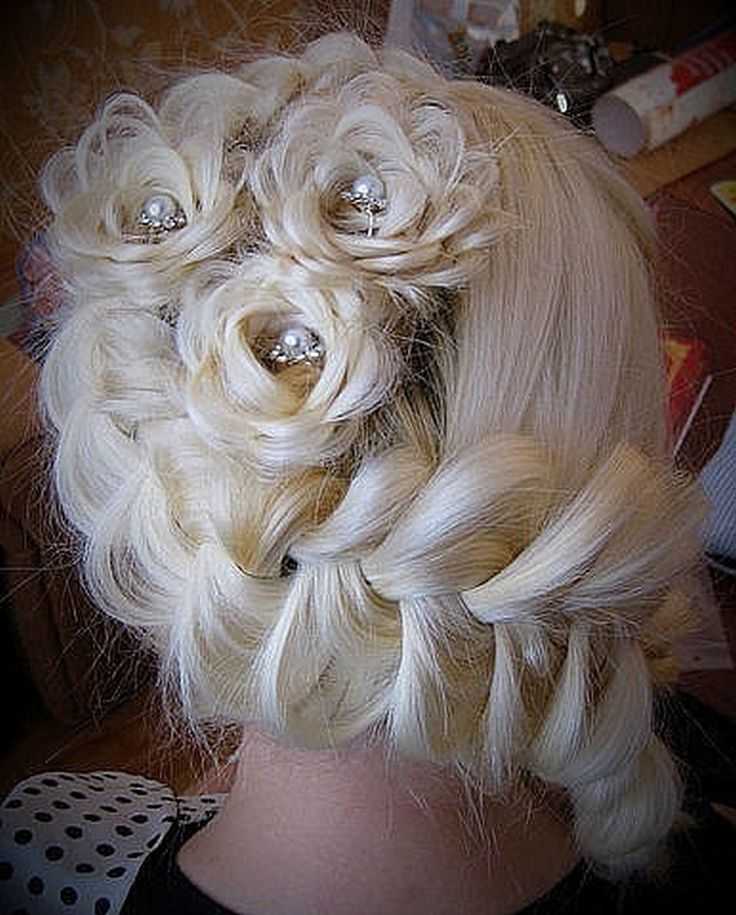 Цветок из волос