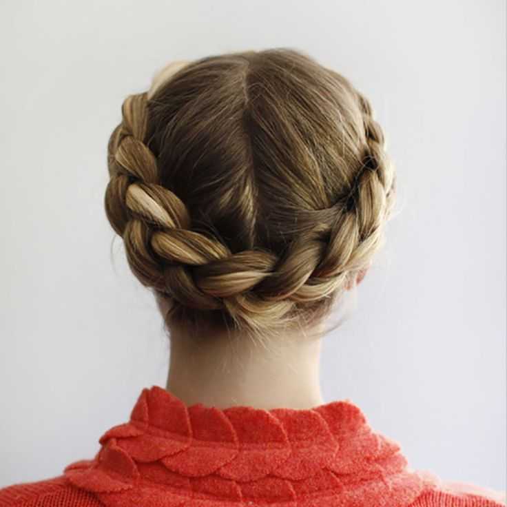 Коса вокруг головы: уроки плетения с фото