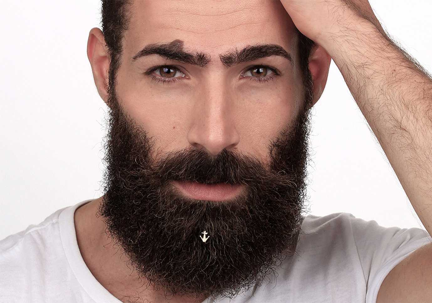 Как сделать бороду якорь