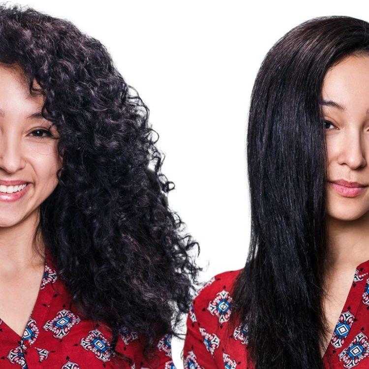 Японское выпрямление волос