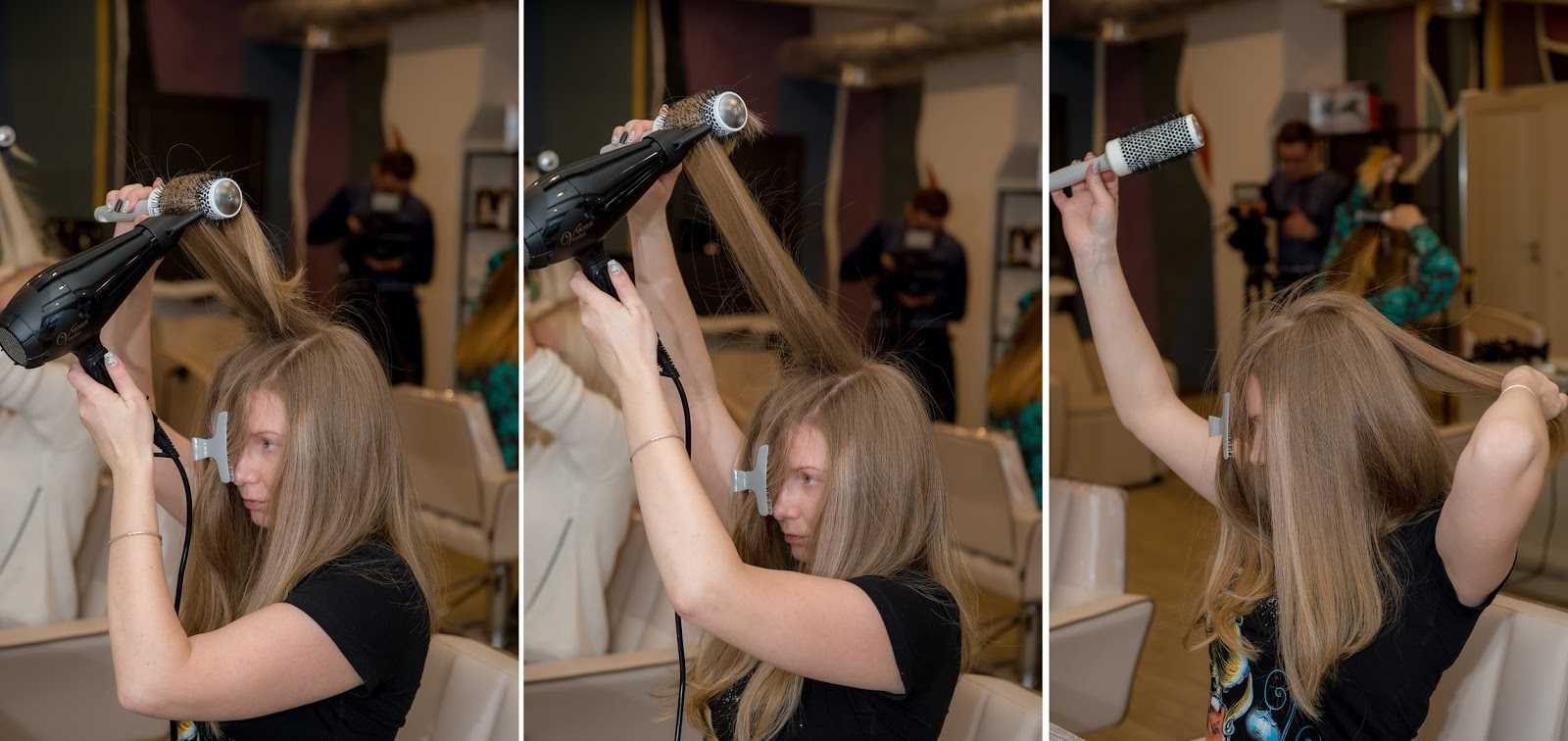 Как укладывать короткие волосы феном: салонная укладка дома за 5 минут