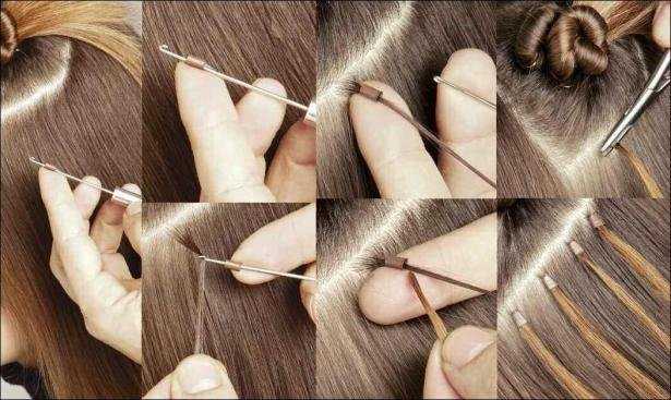 Виды и технология капсульного наращивания волос