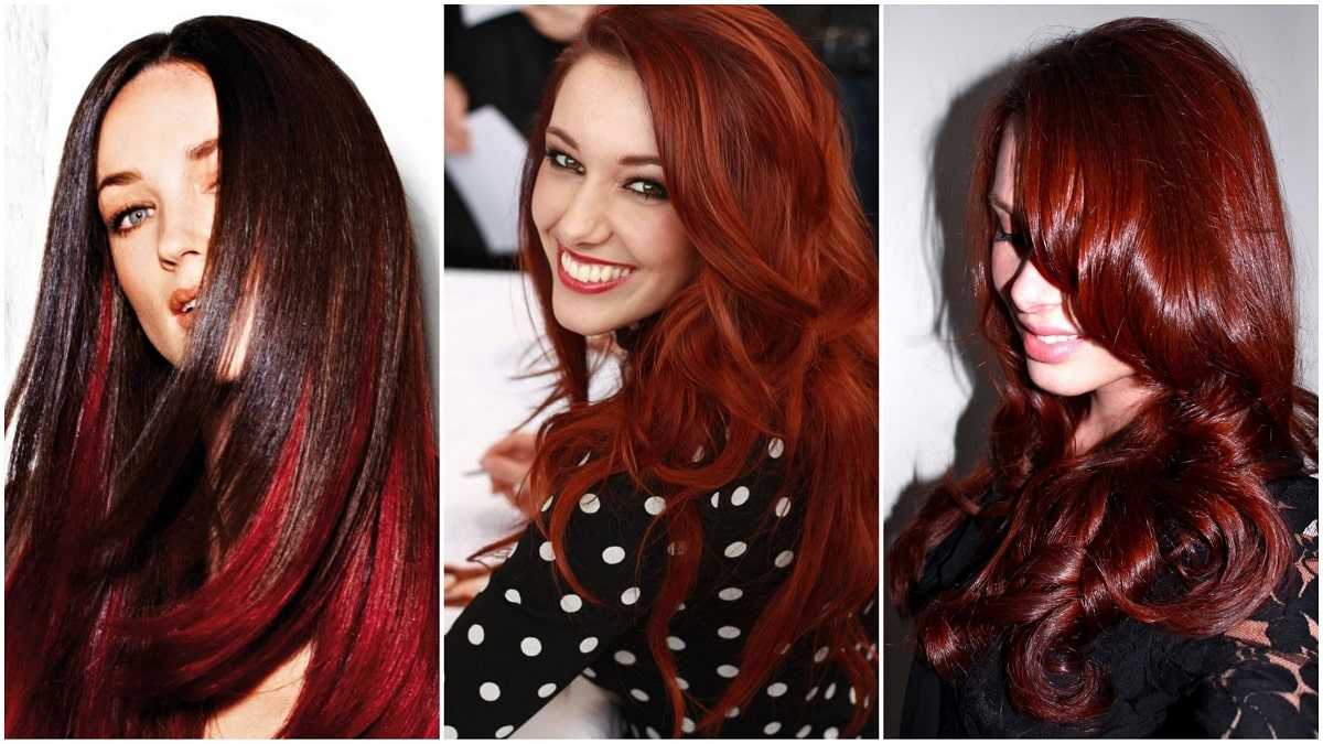 Как добиться темного цвета волос с рыжим оттенком