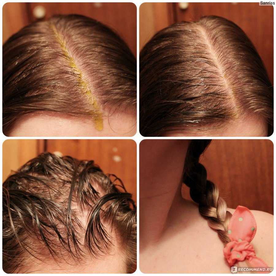 Маску для волос наносить на корни