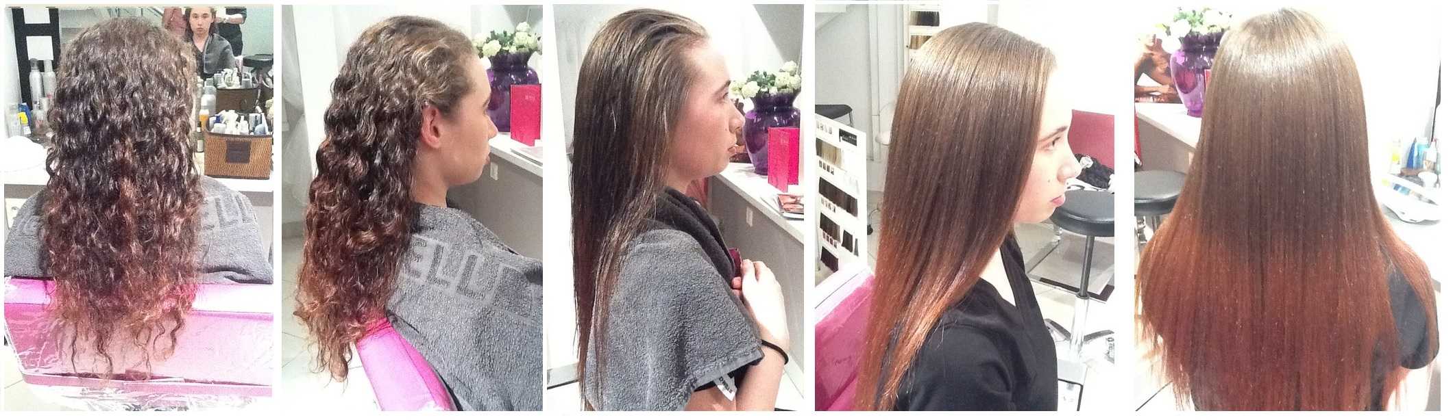 Японское выпрямление волос, отличия от кератинового, фото до и после, отзывы