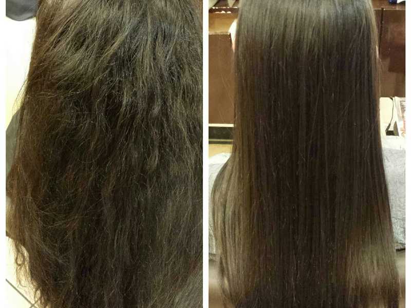 Особенности кератинового выпрямления волос