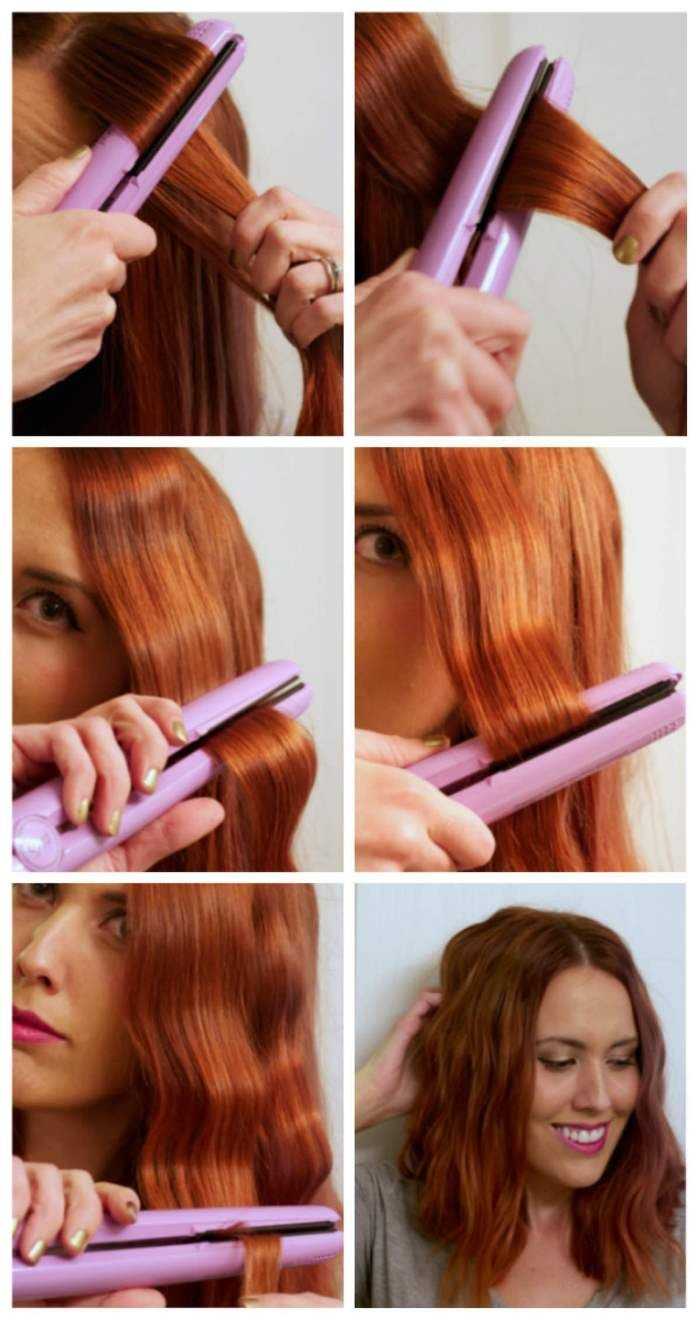 Как накрутить волосы утюжком