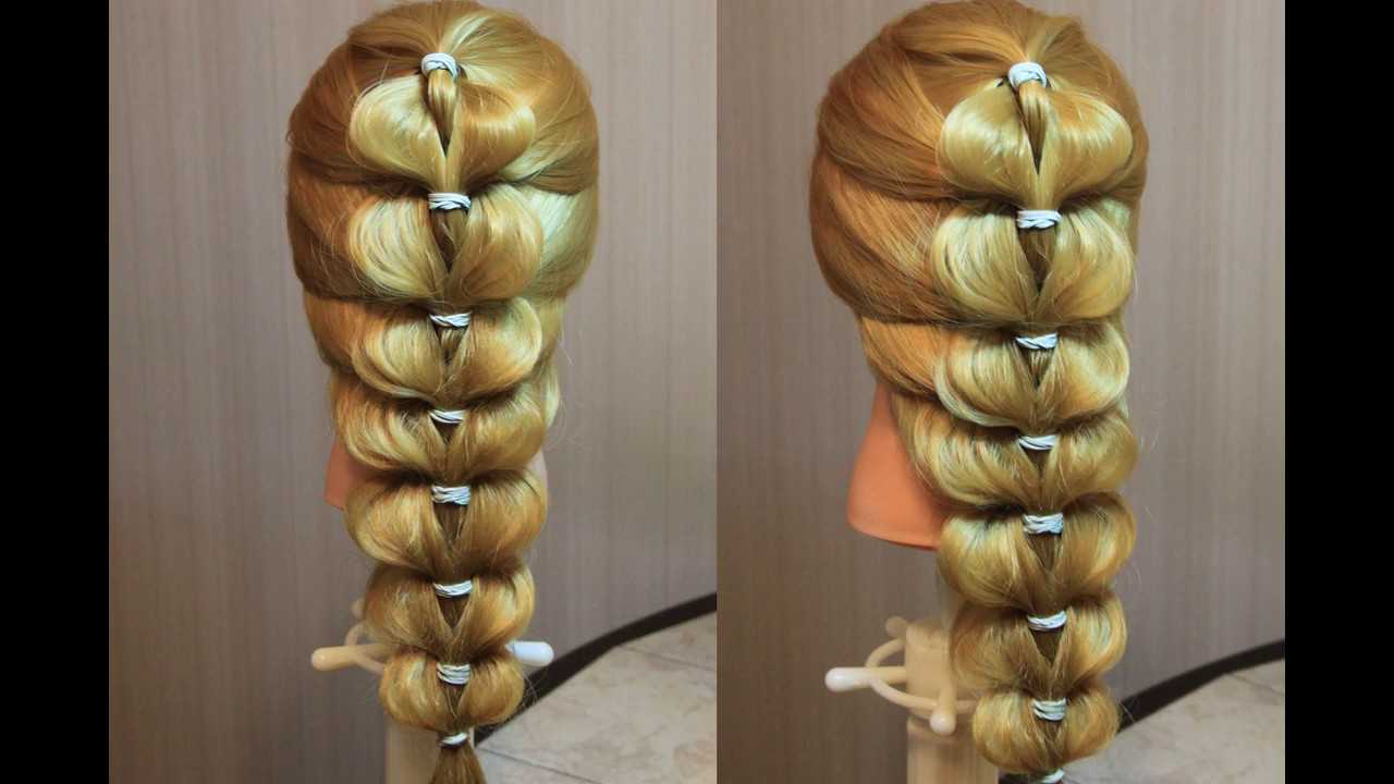 Уроки плетения кос с помощью резинок для девочек и женщин