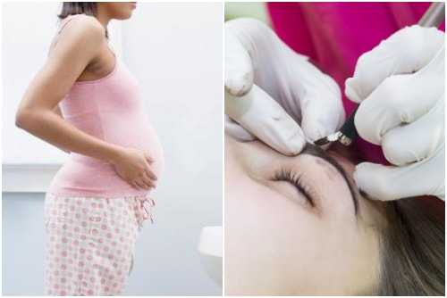 Безопасен ли татуаж бровей при беременности: советы мастеров