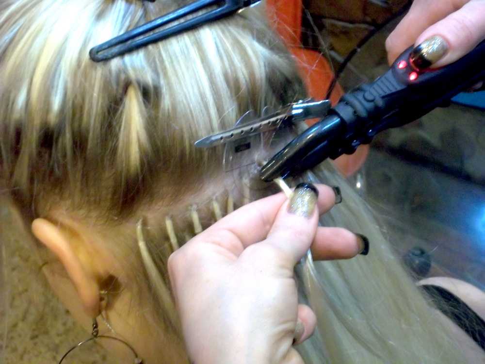 Как правильно наращивать волосы на капсулах