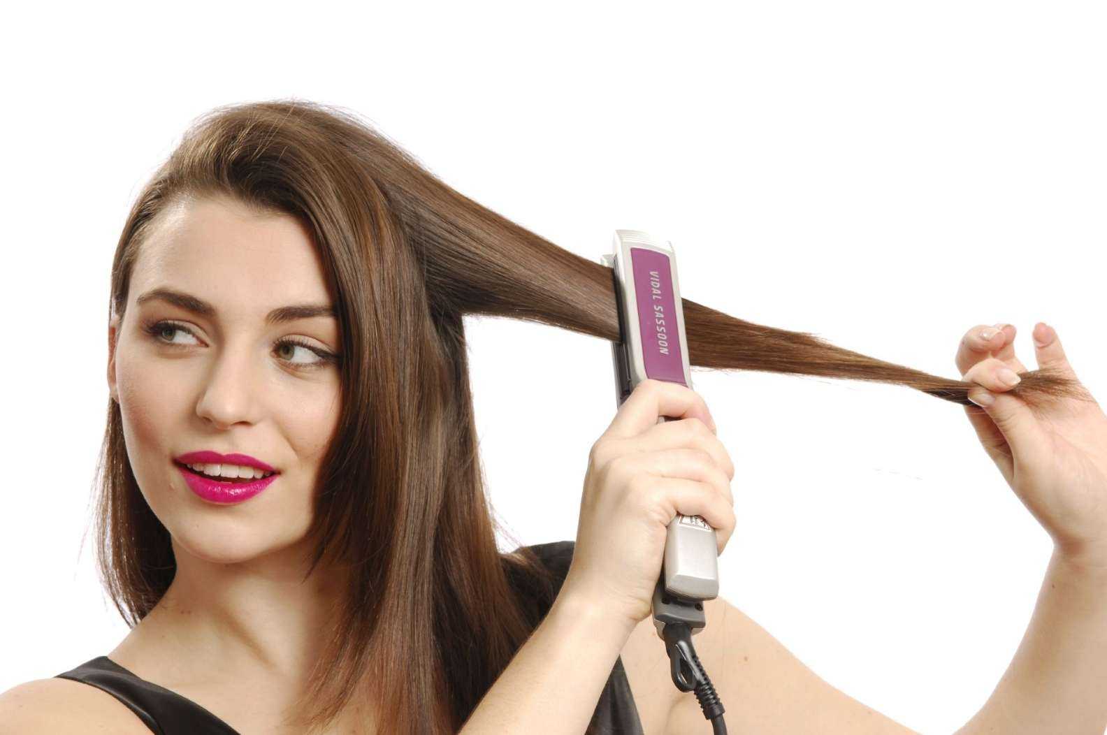 Выпрямление волос при помощи утюжка: всё, что нужно знать