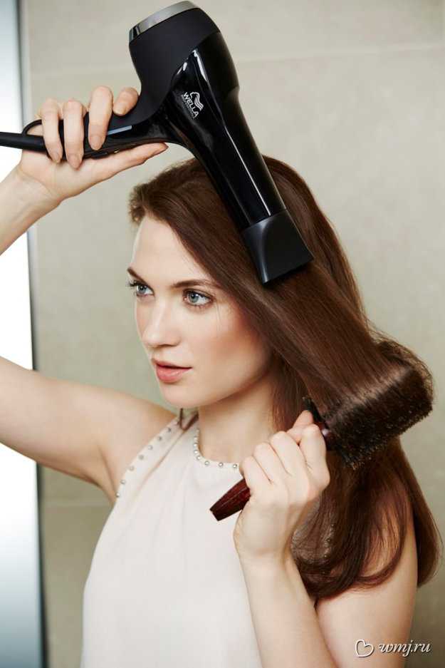 Как правильно вытягивать короткие волосы феном