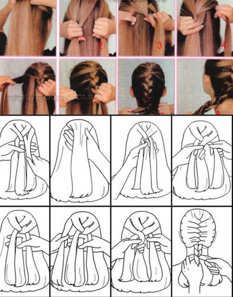 Как плести французскую косу — 9 вариантов причесок