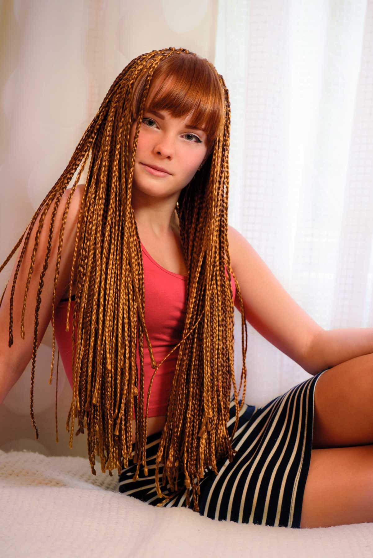 Косички-зизи – 30 фото самых модных причесок на любую длину волос