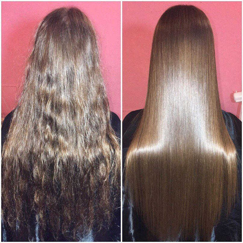 Как выпрямить волосы надолго или перманентное выпрямление волос Goldwell, это навсегда или нет, фото до и после