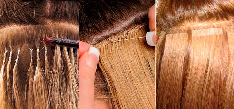 Методики наращивания волос
