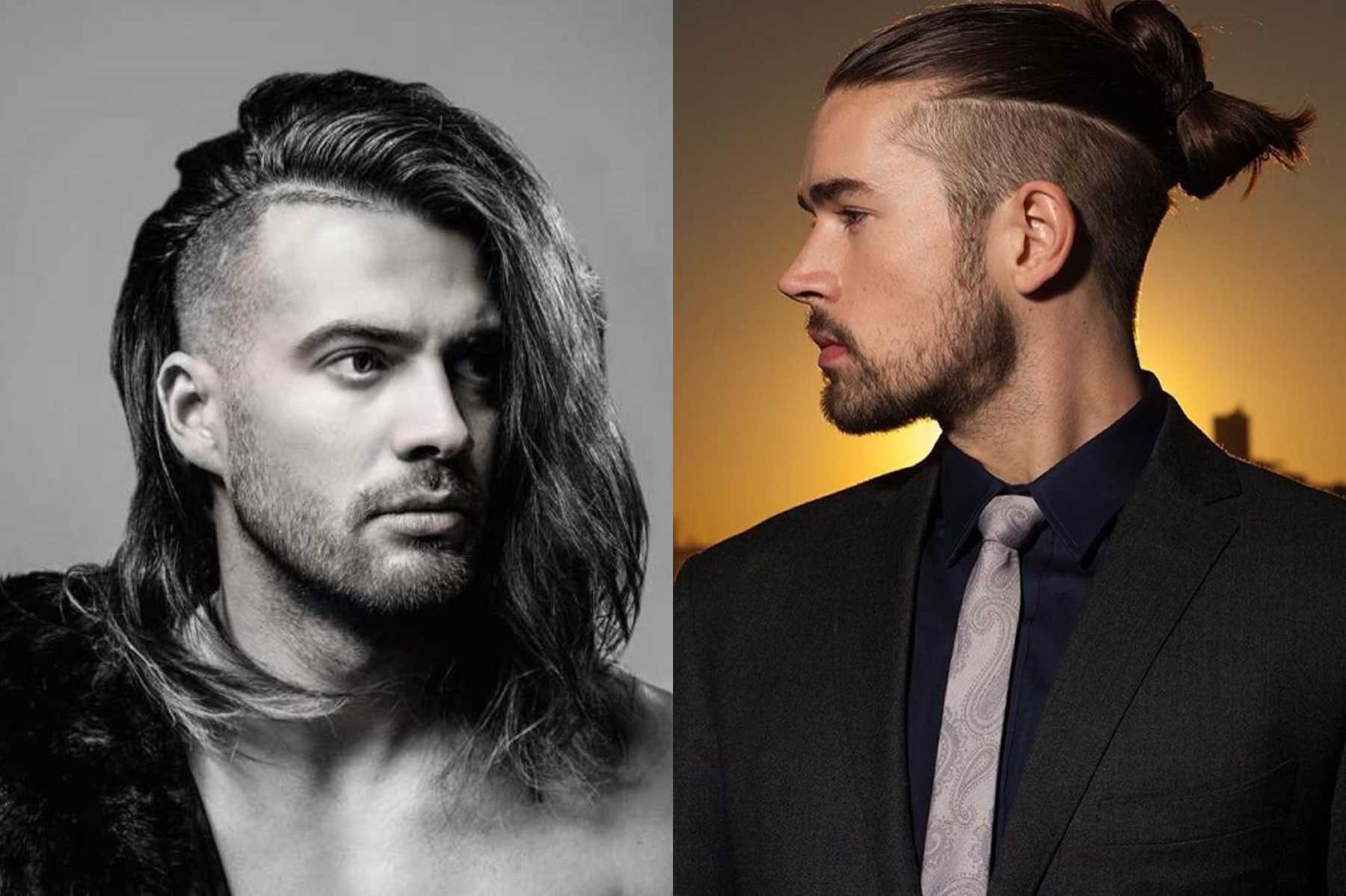 7 способов собрать мужские волосы в хвостик
