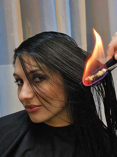 Лечение волос огнем – самый необычный способ восстановления волос