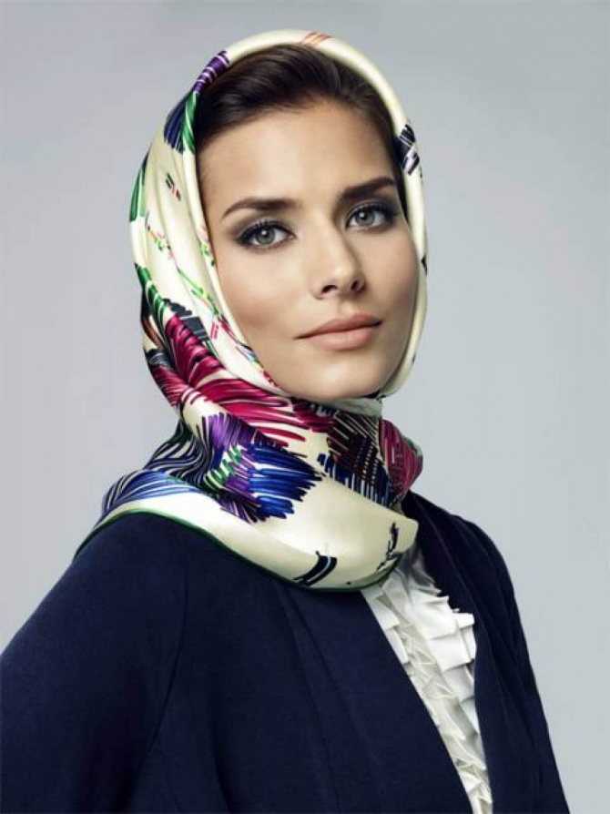 Как одевать платок на голову