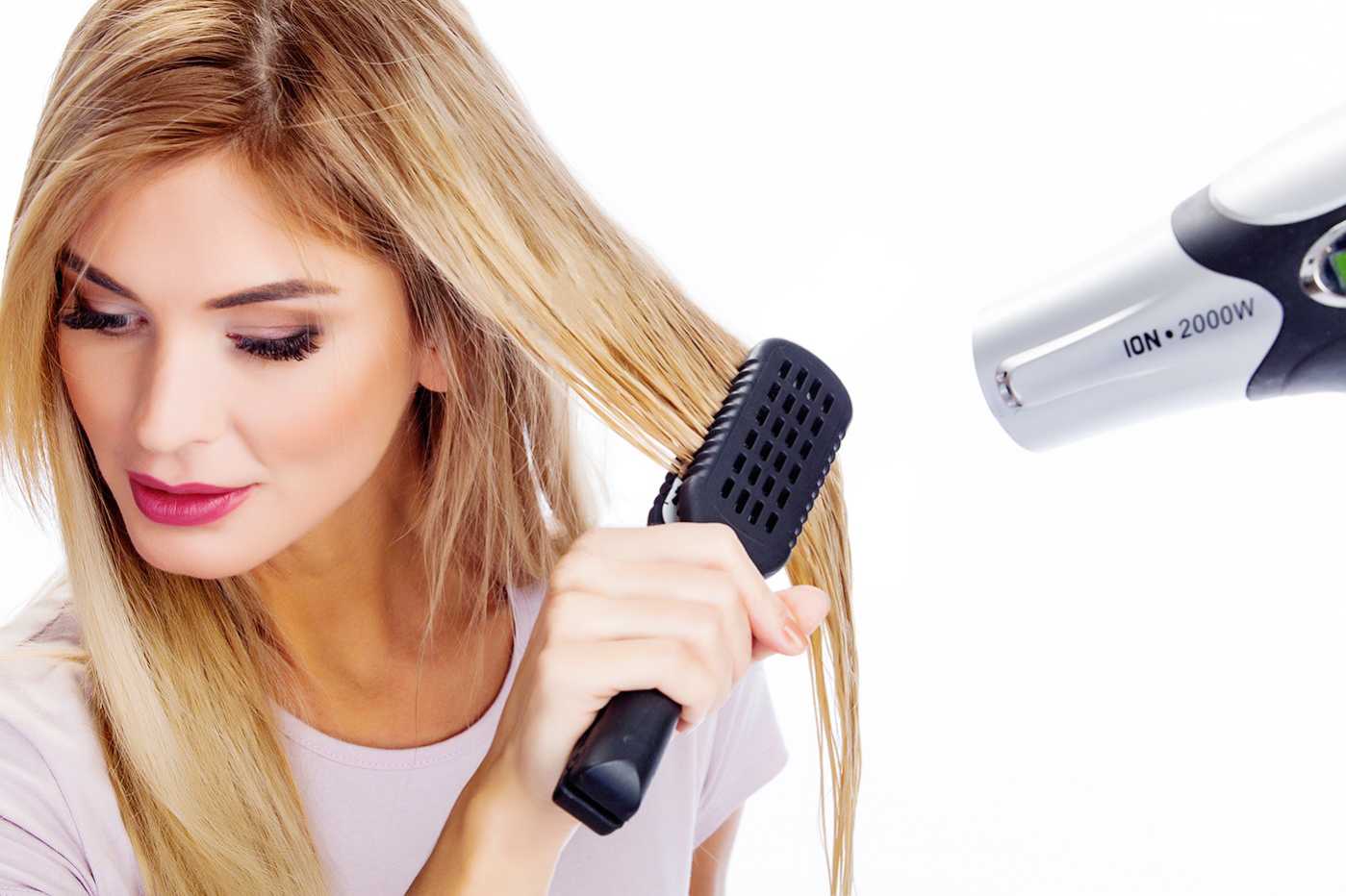 Фен для выпрямления волос или как выпрямить волосы феном не хуже чем в салоне красоты