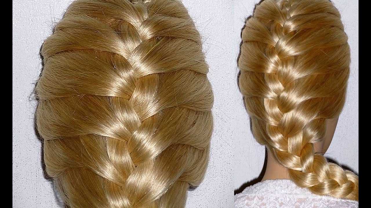 Как сделать школьные прическу французская коса